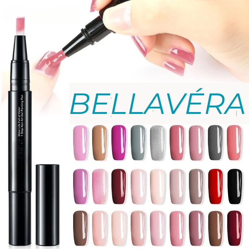 Bellavéra – Creëer glanzende, verrassende nagels in alle veiligheid (set van 4)